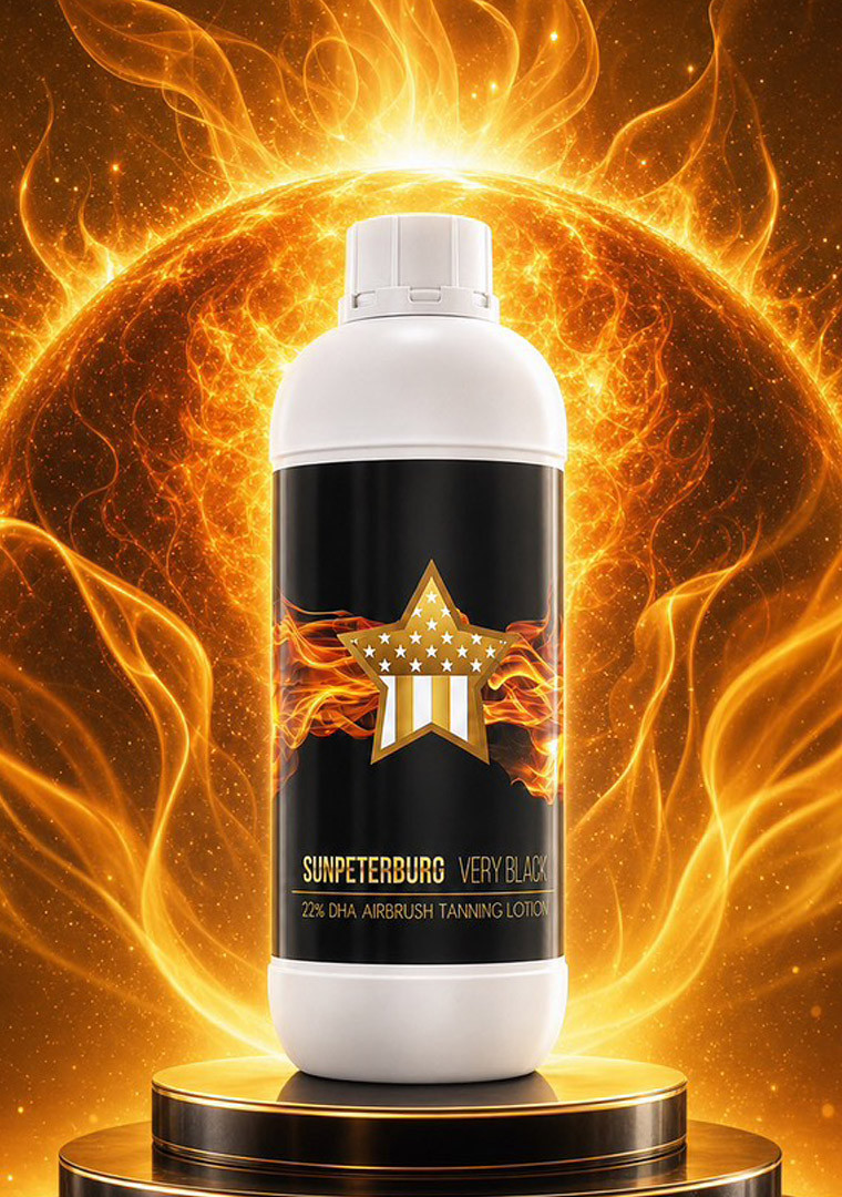 Лосьон премиум для моментального загара SUNPETERBURG VERY BLACK 22% super speed tan